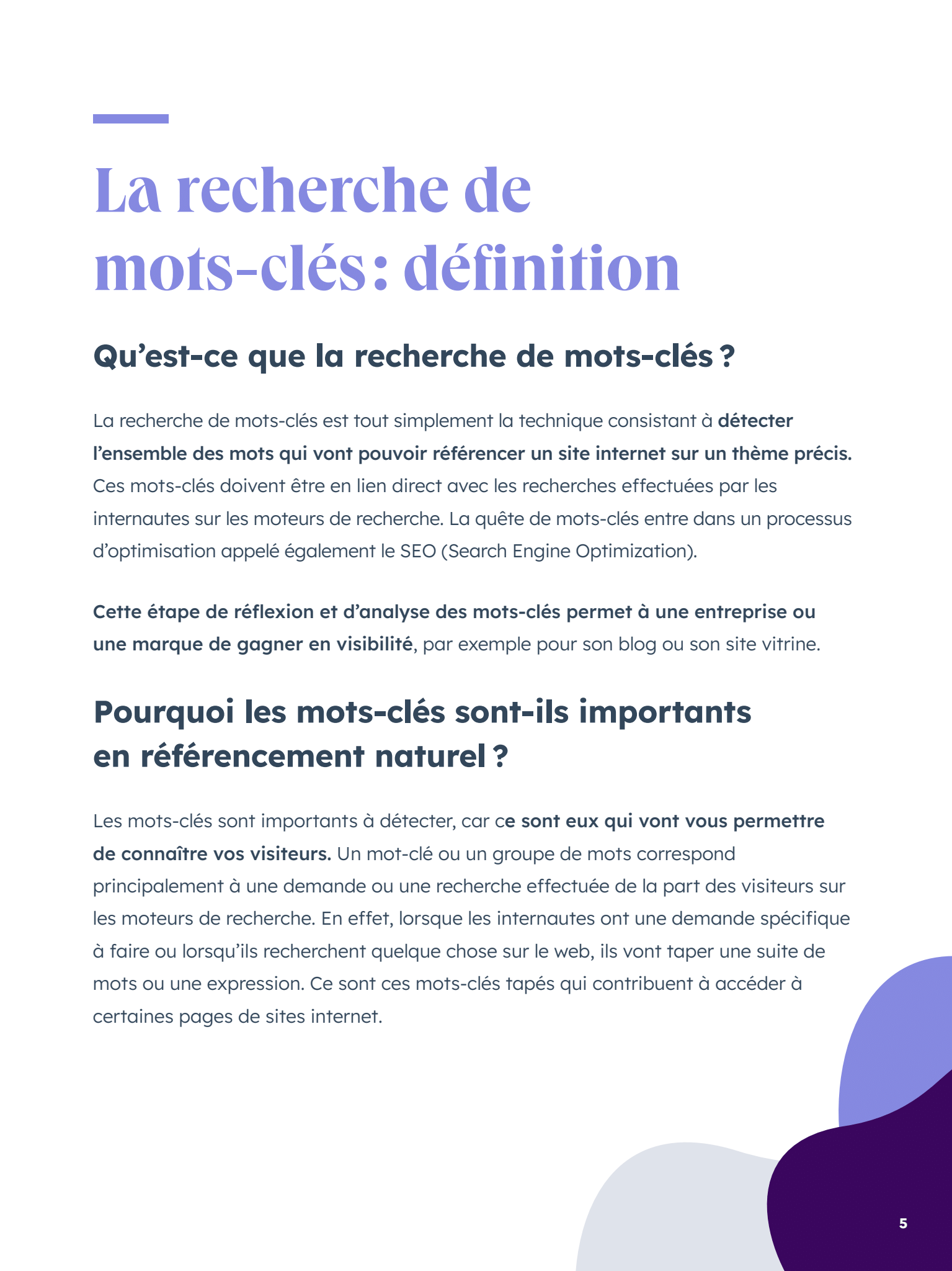 Guide Et Modèle Pour La Recherche De Mots-clés | HubSpot